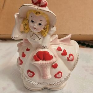 Vintage Rubens Valentine Girl Vase